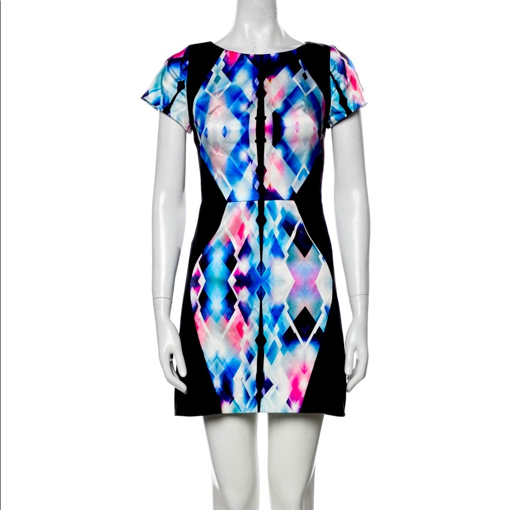 MILLY printed mini dress